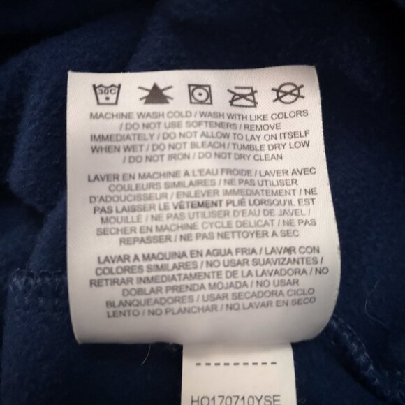 Nike Dri - Fit Ladies Navy Fleece Lined Scuba Hoodie - Picture 9 of 13